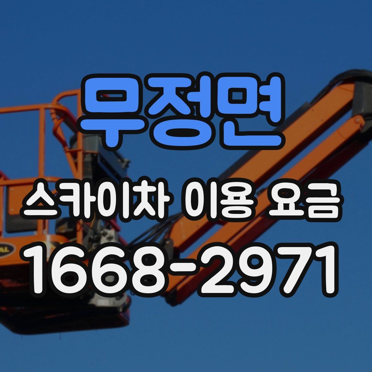 무정면 스카이차 이용 요금 안내와 선택 기준 정리