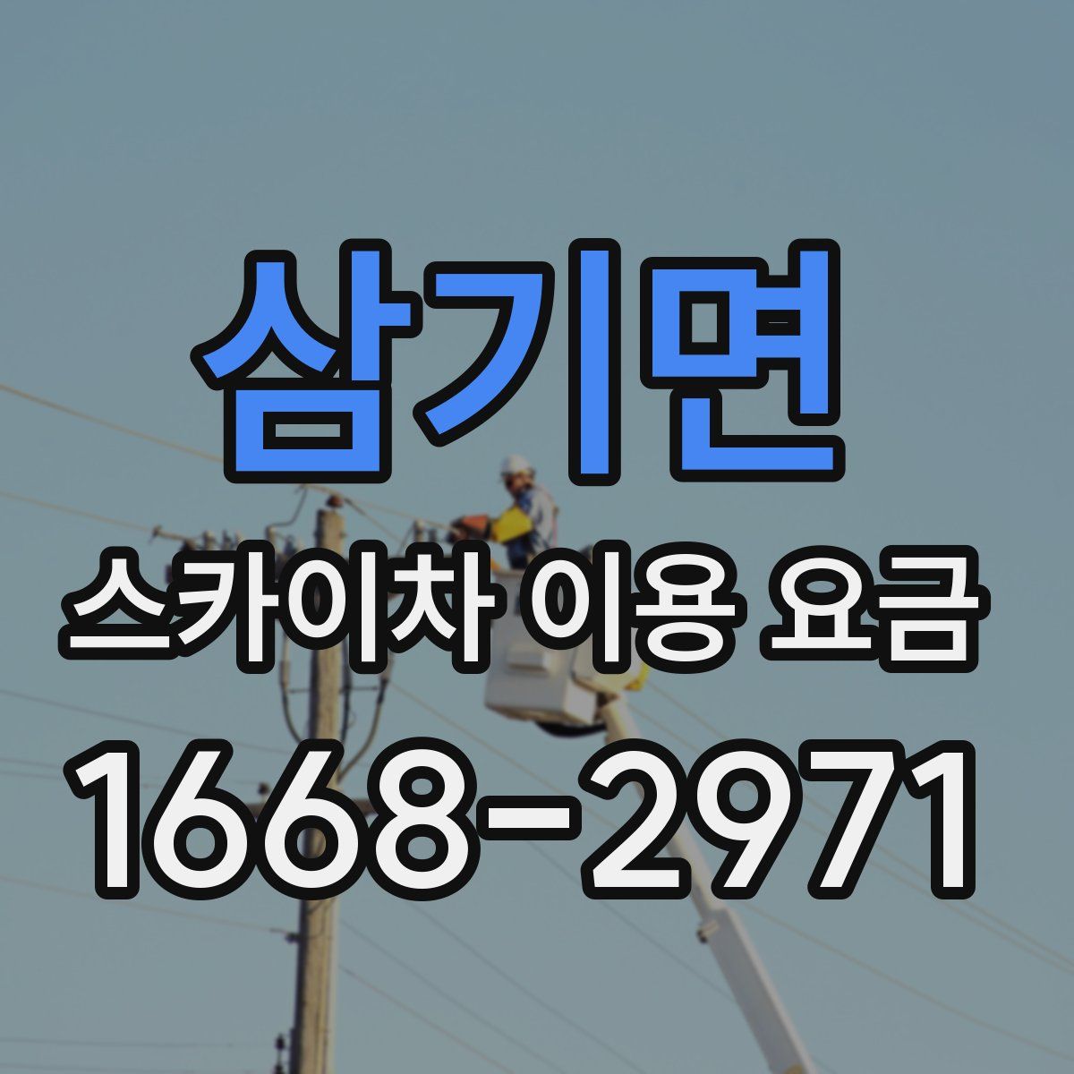 삼기면 스카이차 이용 요금