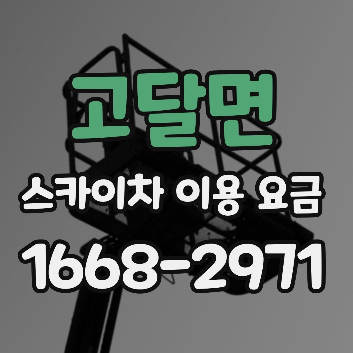 고달면 스카이차 이용 요금 비교, 업체별 안내 방식 차이