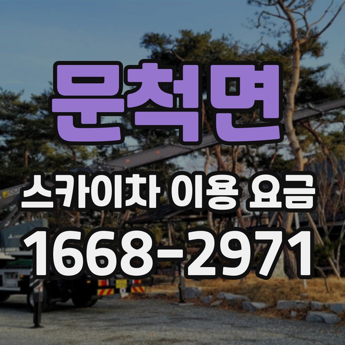 문척면 스카이차 이용 요금