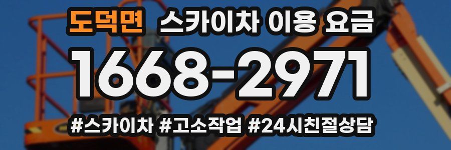 도덕면 스카이차 이용 요금