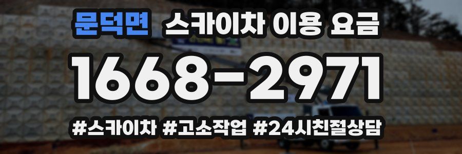 문덕면 스카이차 이용 요금