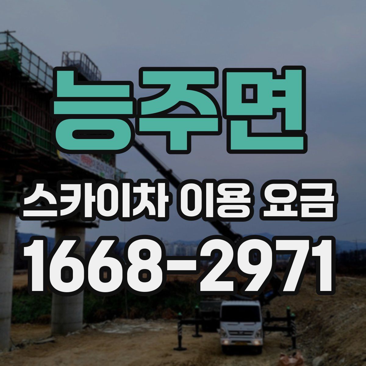 능주면 스카이차 이용 요금