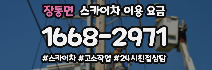 장동면 스카이차 이용 요금