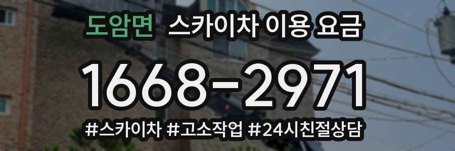 도암면 스카이차 이용 요금