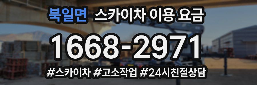 북일면 스카이차 이용 요금