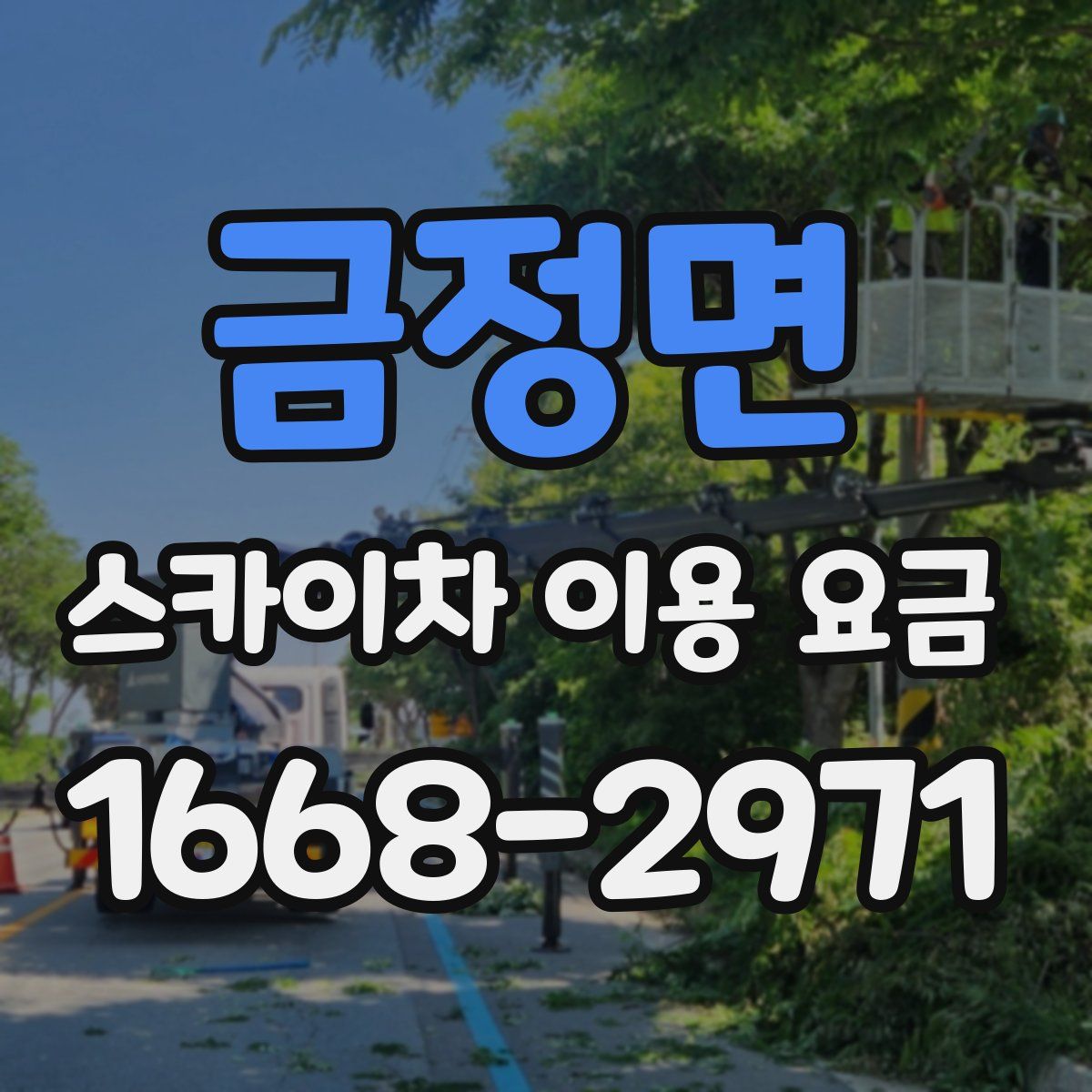 금정면 스카이차 이용 요금