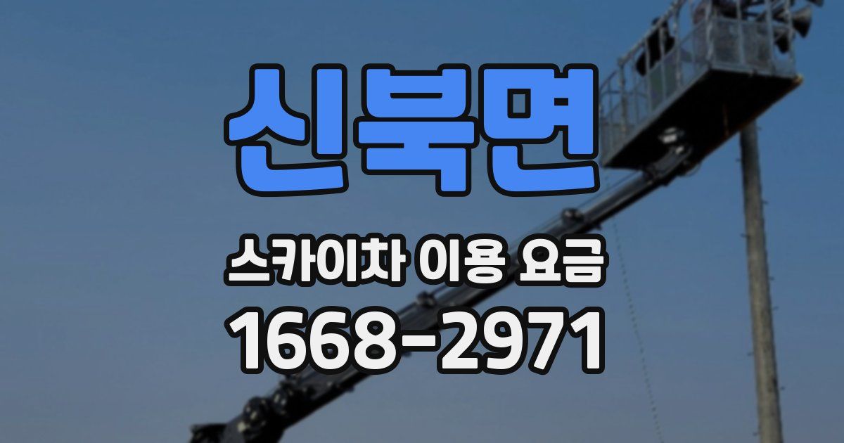 신북면 스카이차 이용 요금