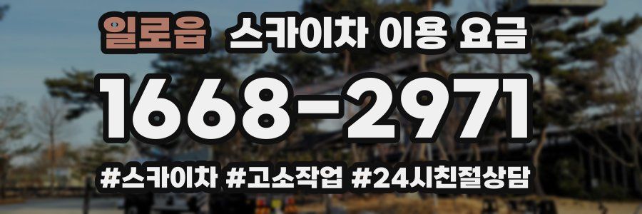 일로읍 스카이차 이용 요금
