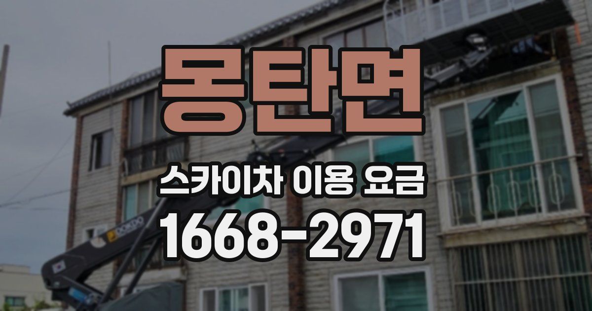 몽탄면 스카이차 이용 요금