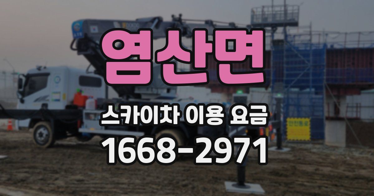 염산면 스카이차 이용 요금
