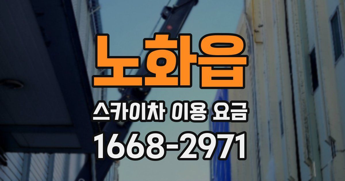 노화읍 스카이차 이용 요금