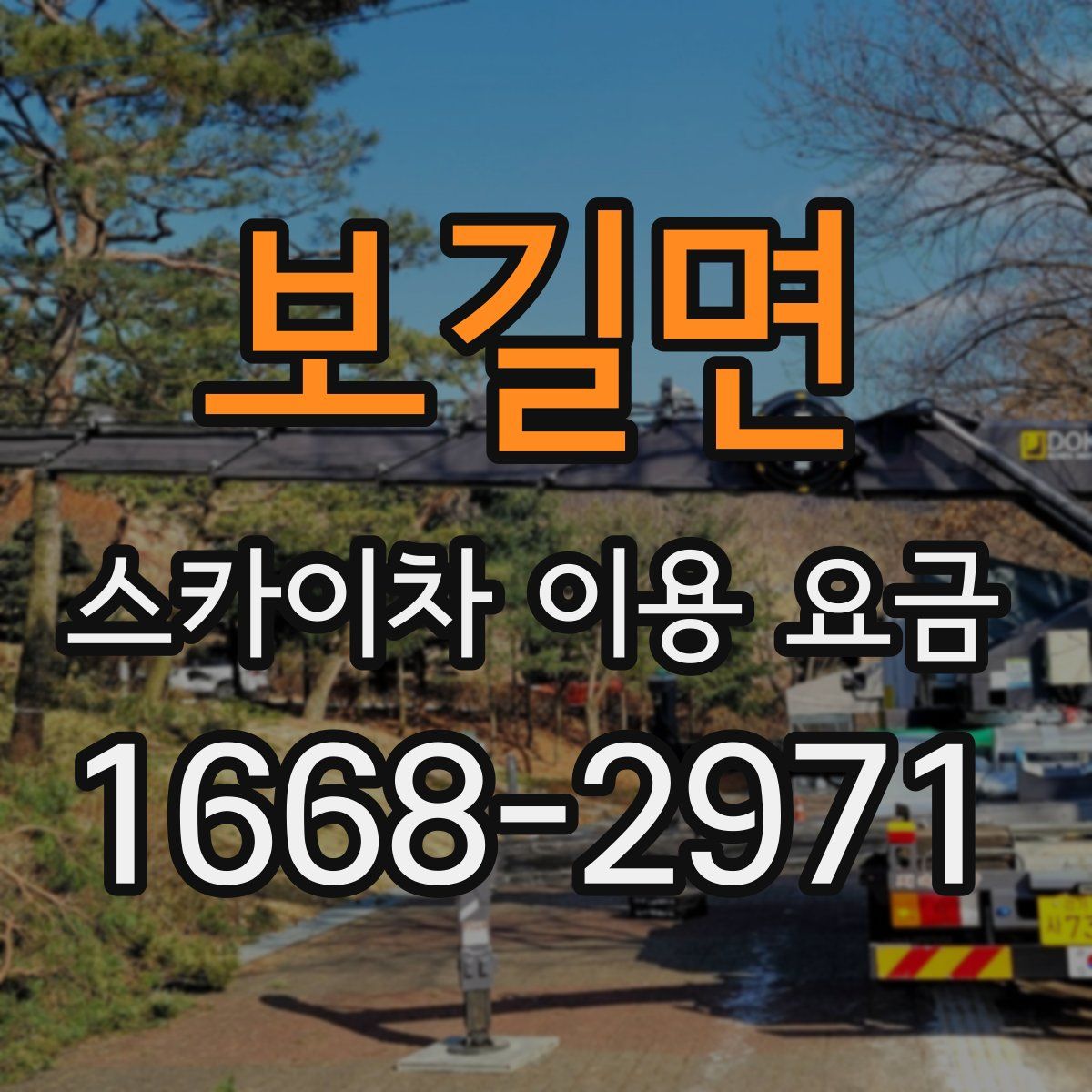 보길면 스카이차 이용 요금