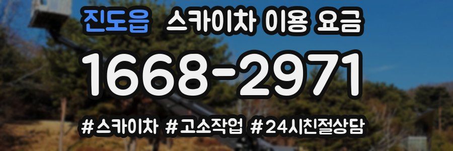 진도읍 스카이차 이용 요금