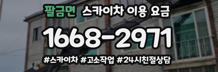 팔금면 스카이차 이용 요금