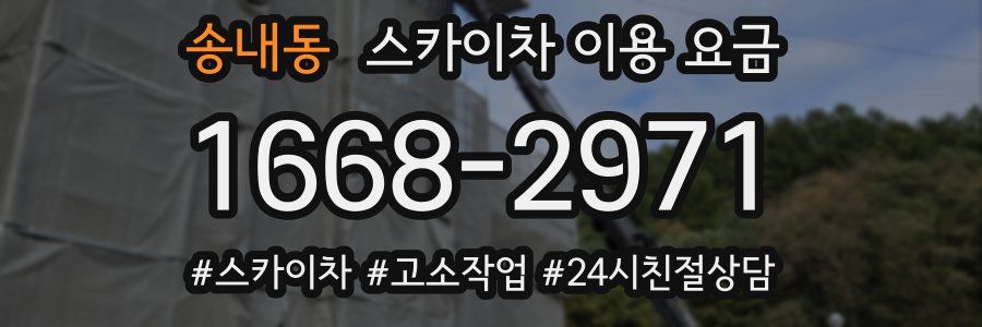 송내동 스카이차 이용 요금