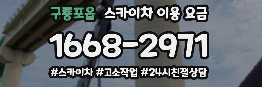 구룡포읍 스카이차 이용 요금