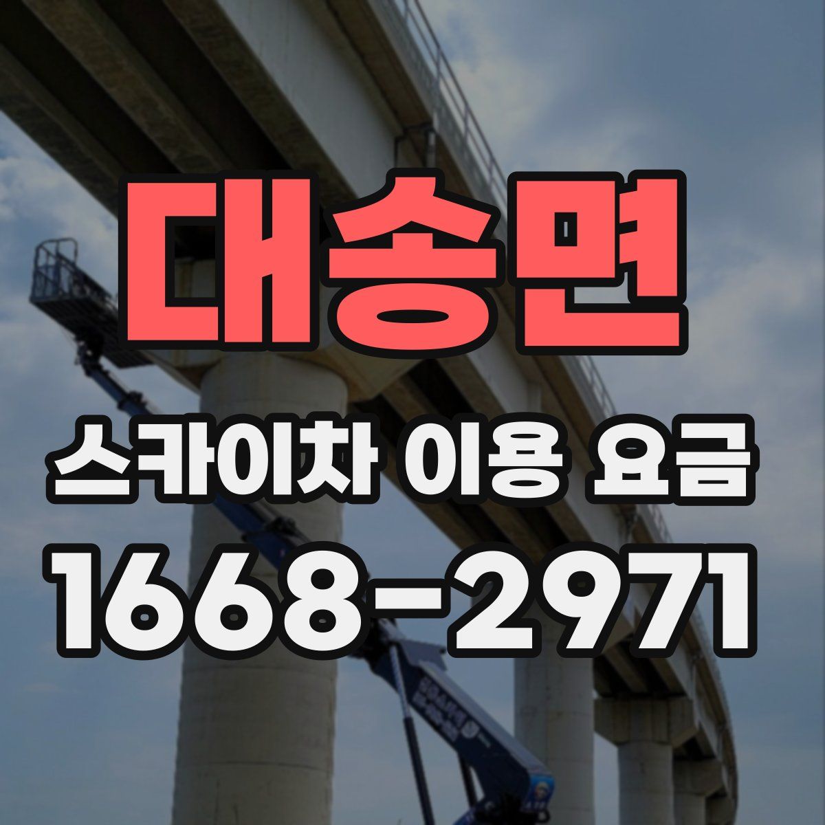 대송면 스카이차 이용 요금