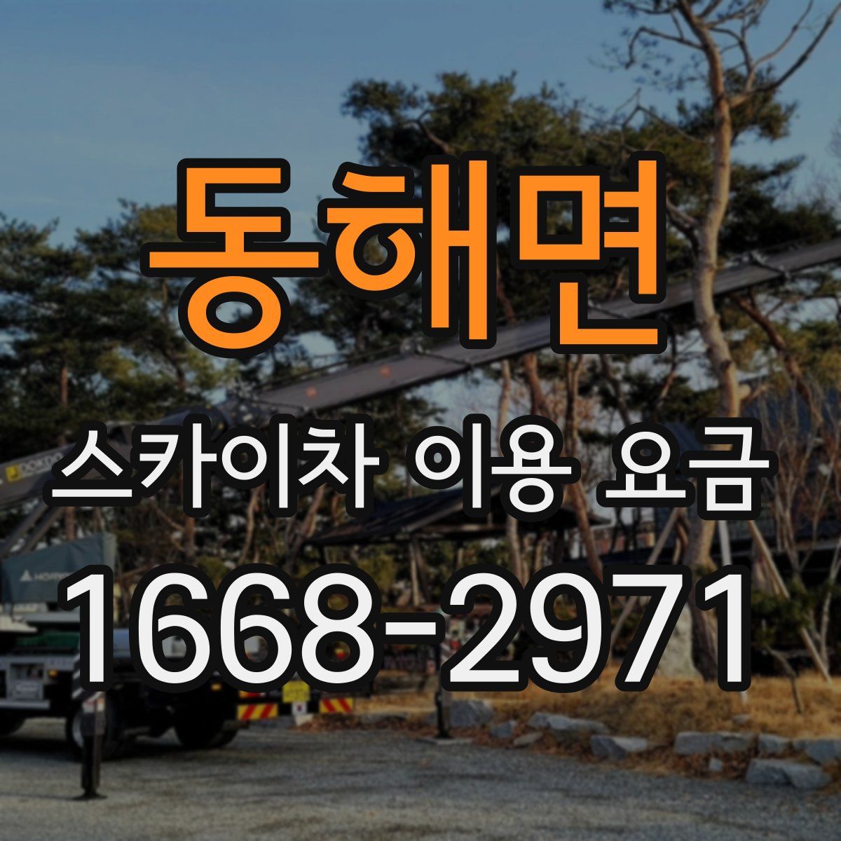 동해면 스카이차 이용 요금