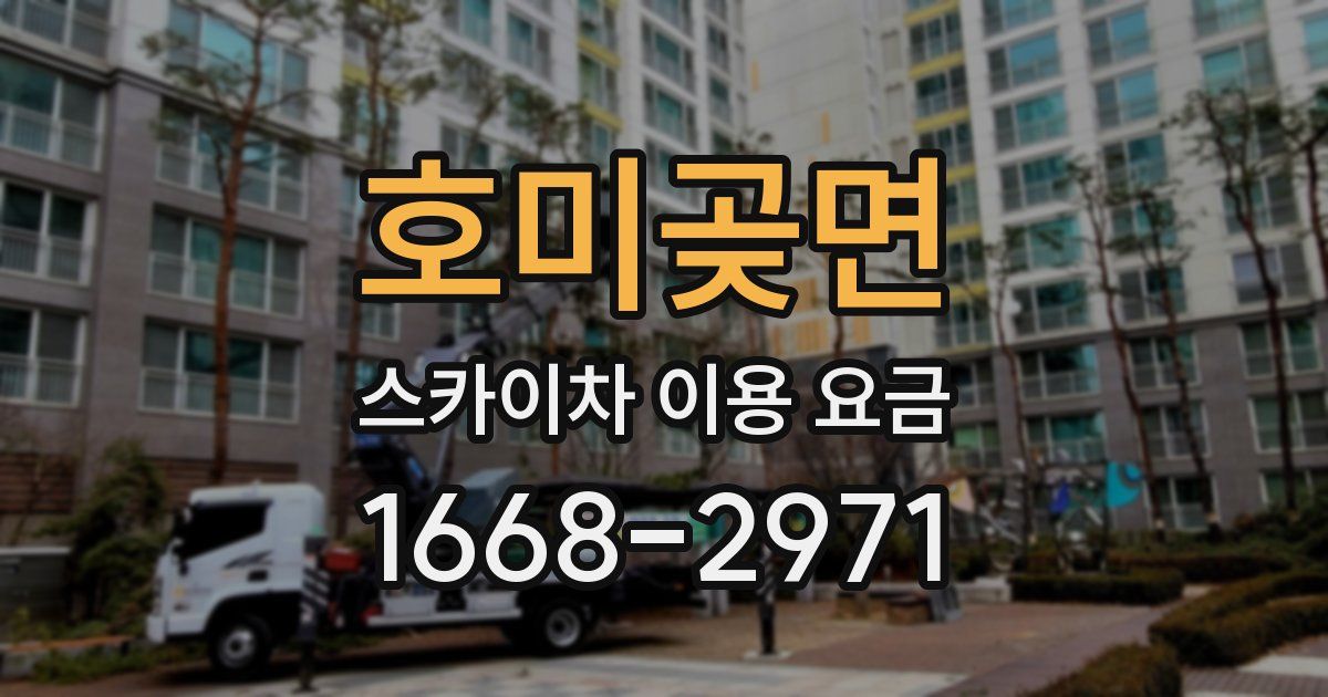호미곶면 스카이차 이용 요금