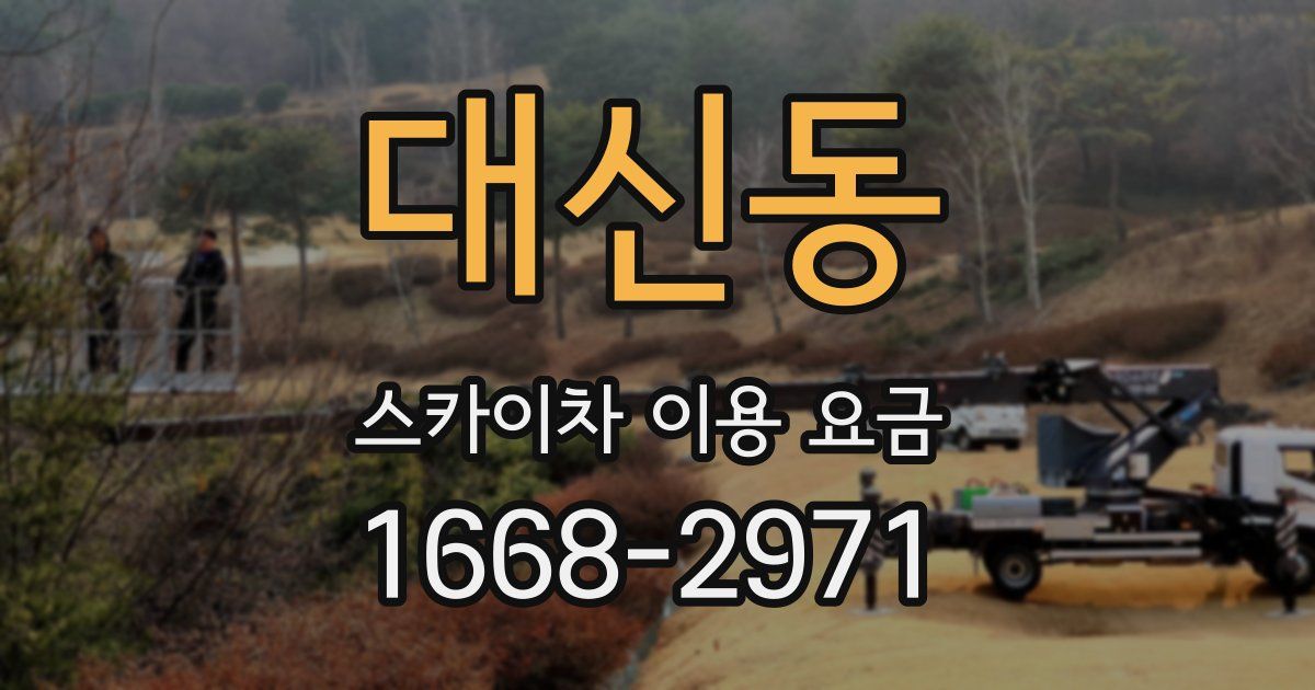대신동 스카이차 이용 요금