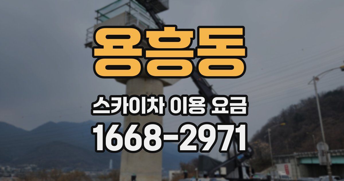 용흥동 스카이차 이용 요금