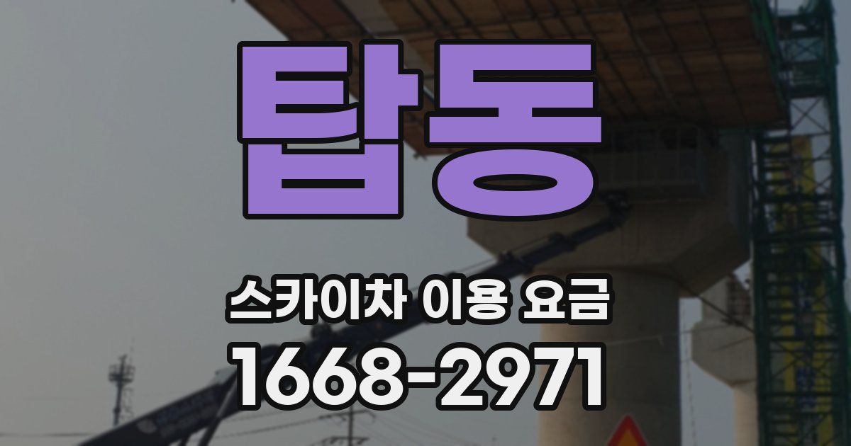 탑동 스카이차 이용 요금