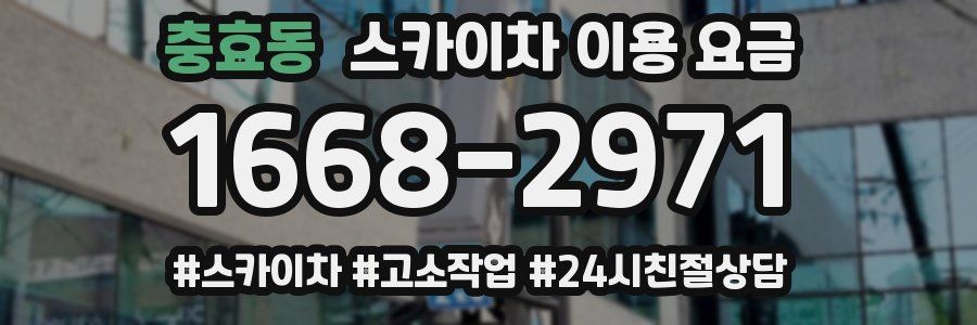 충효동 스카이차 이용 요금