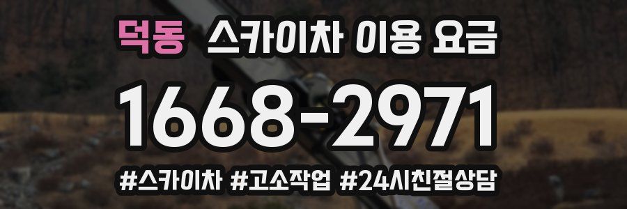 덕동 스카이차 이용 요금