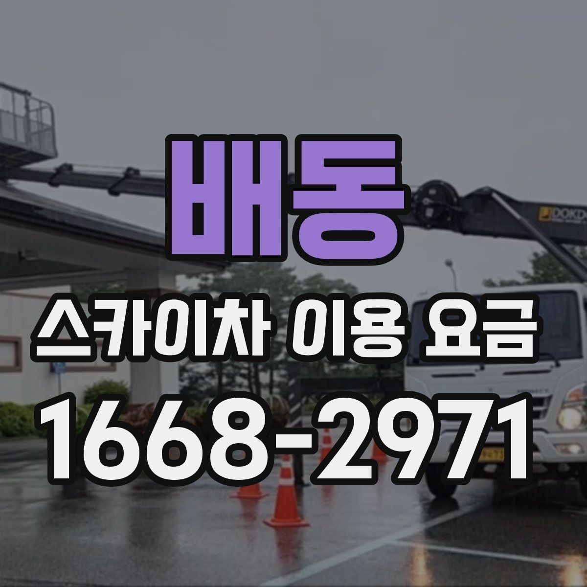 배동 스카이차 이용 요금 확인 시 유용한 체크포인트