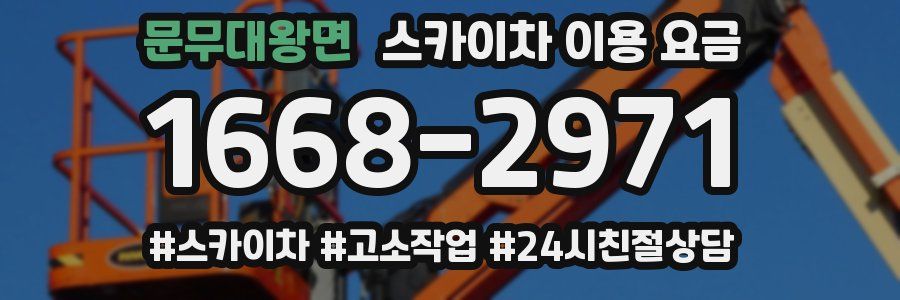 문무대왕면 스카이차 이용 요금