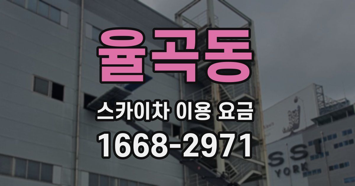 율곡동 스카이차 이용 요금