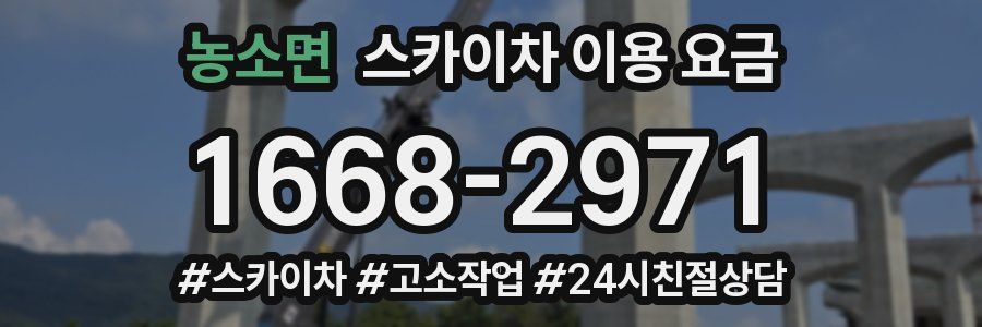 농소면 스카이차 이용 요금
