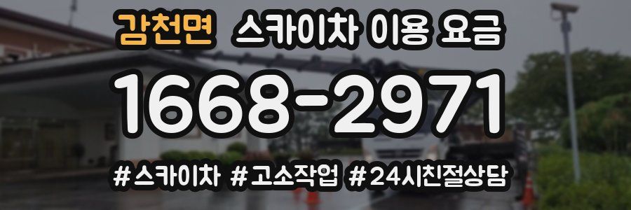 감천면 스카이차 이용 요금