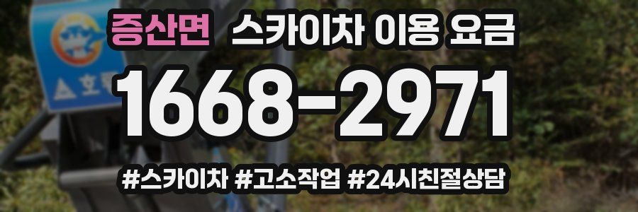 증산면 스카이차 이용 요금