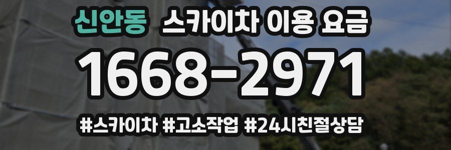 신안동 스카이차 이용 요금