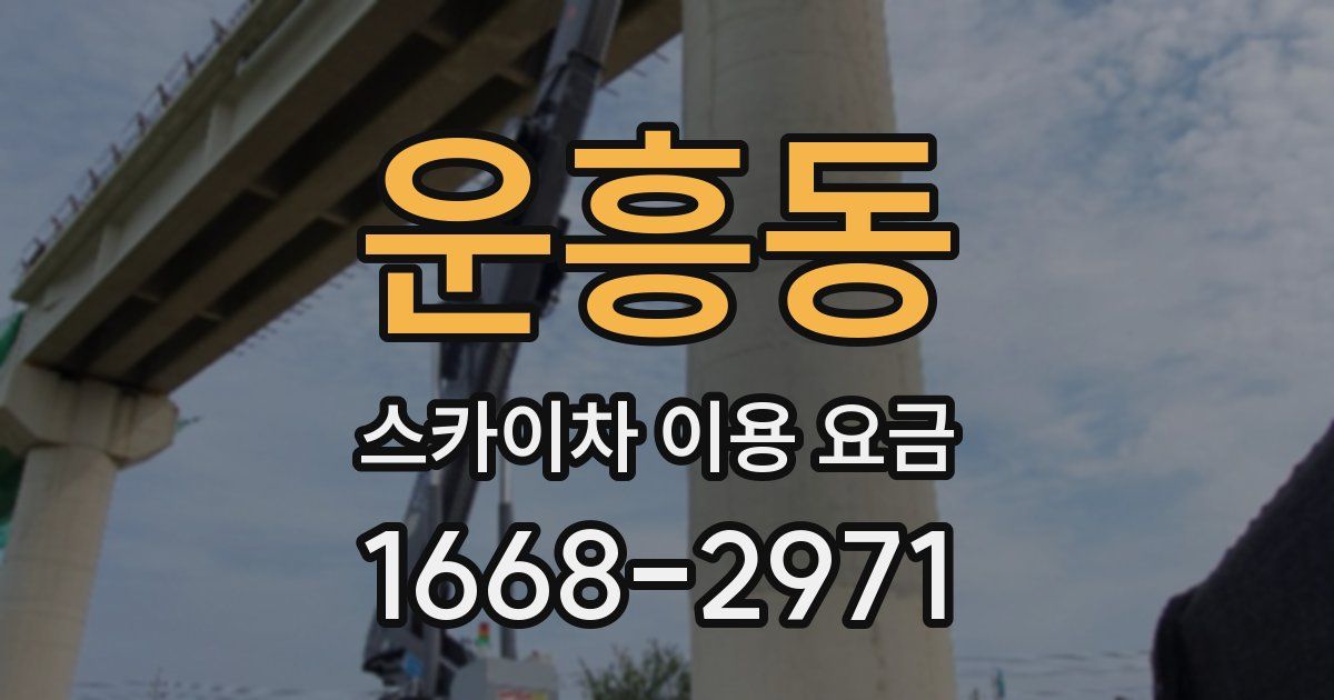 운흥동 스카이차 이용 요금