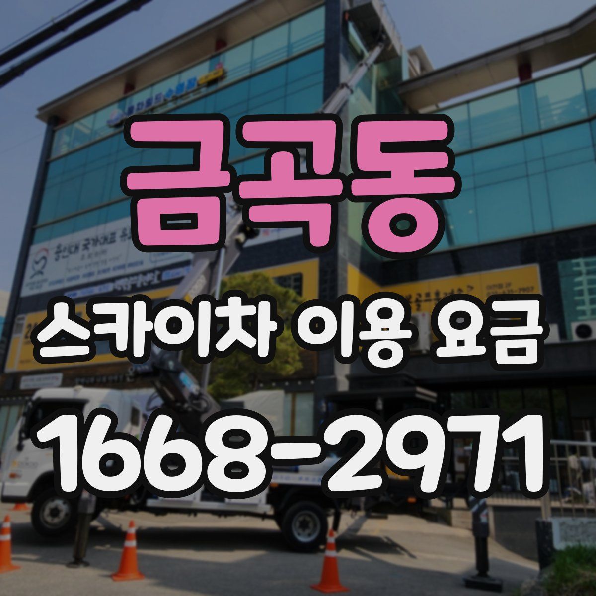 금곡동 스카이차 이용 요금