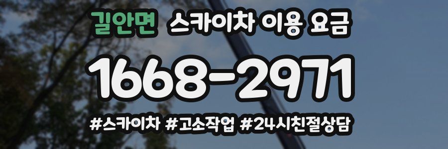 길안면 스카이차 이용 요금