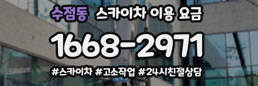 수점동 스카이차 이용 요금