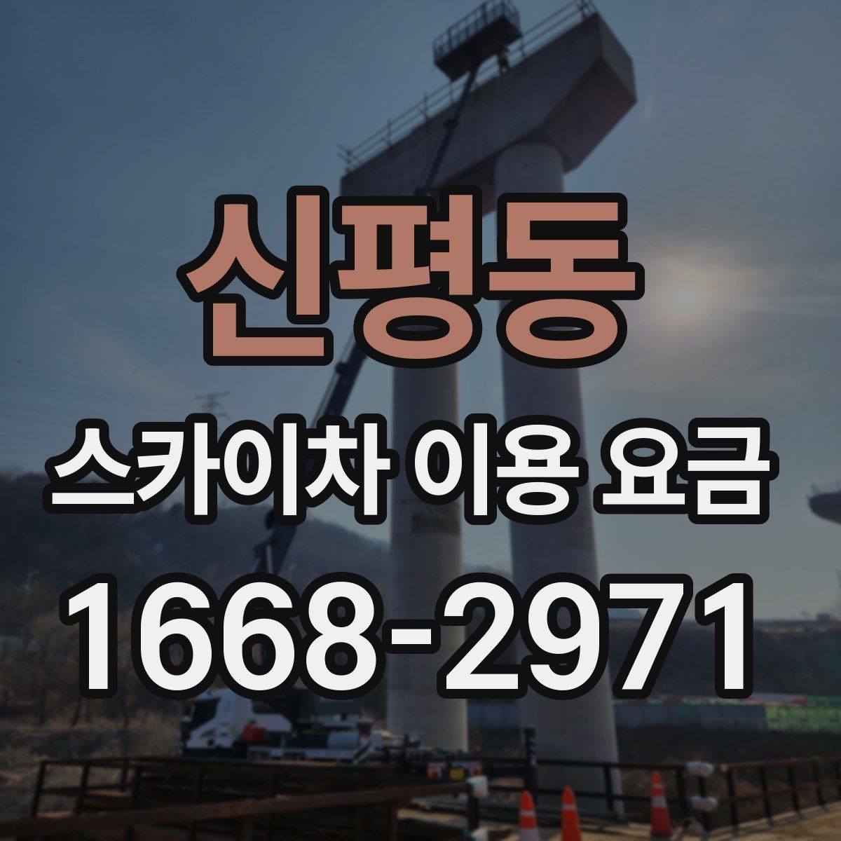 신평동 스카이차 이용 요금