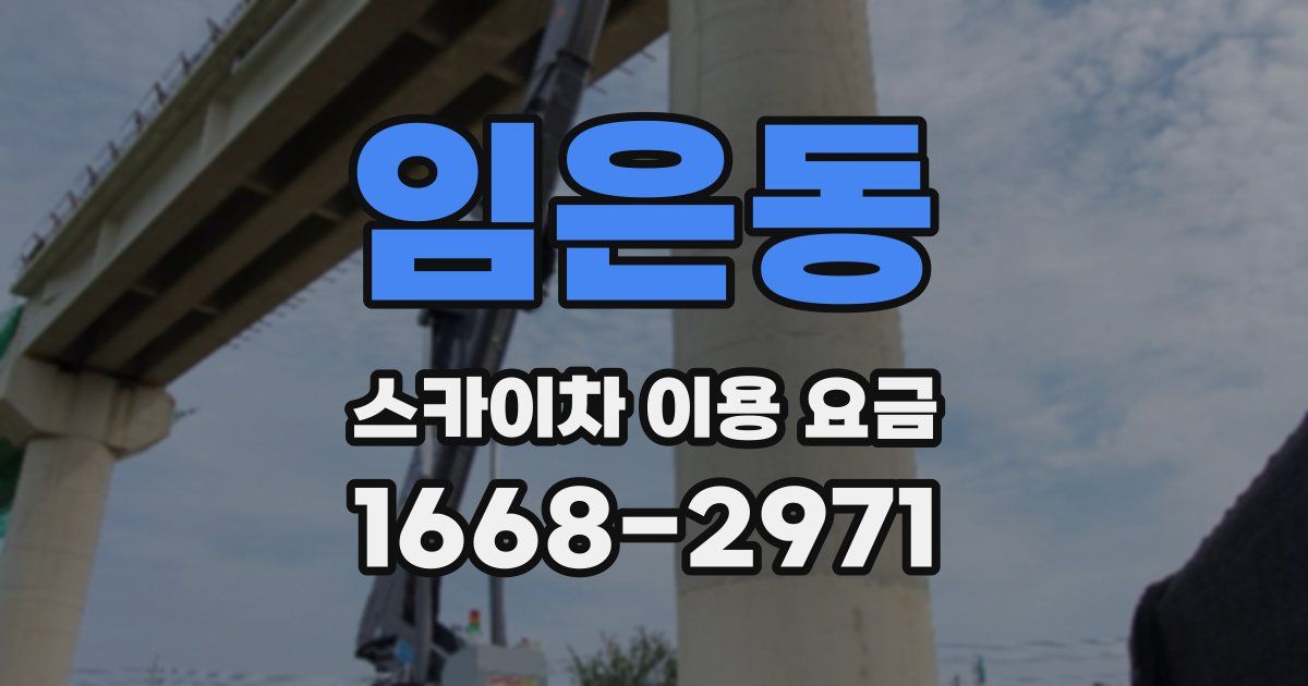 임은동 스카이차 이용 요금