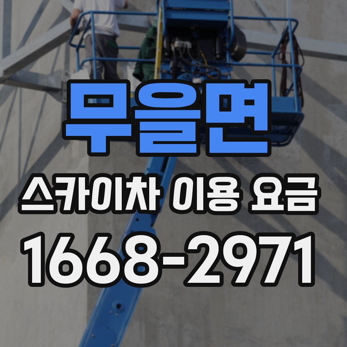 무을면 스카이차 이용 요금