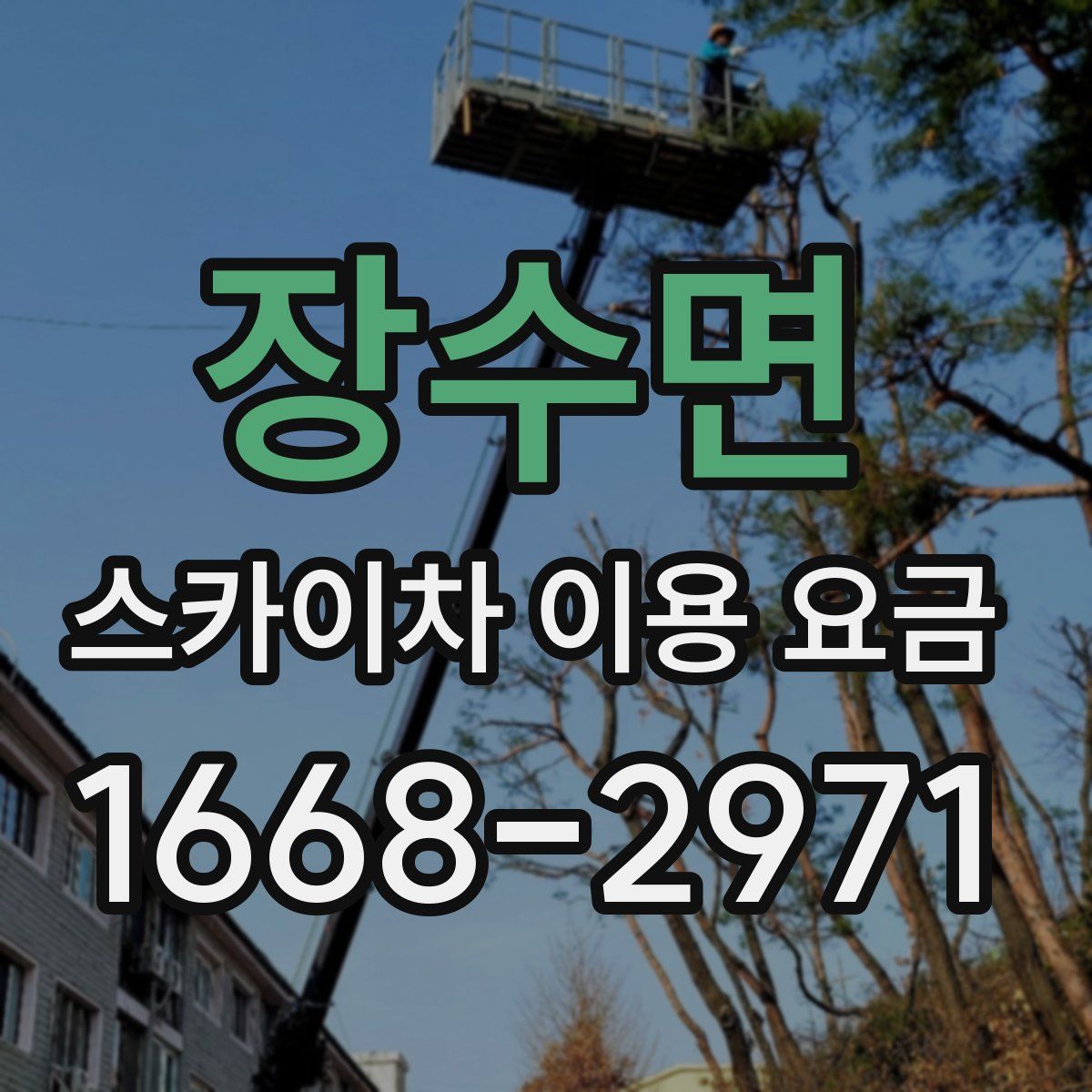 장수면 스카이차 이용 요금