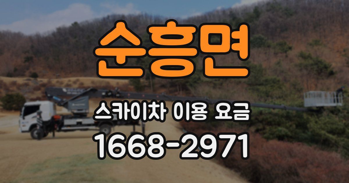 순흥면 스카이차 이용 요금