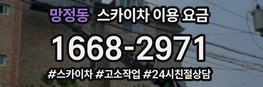 망정동 스카이차 이용 요금