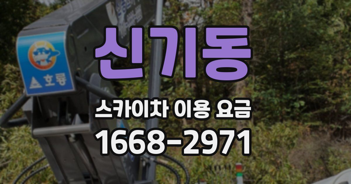 신기동 스카이차 이용 요금