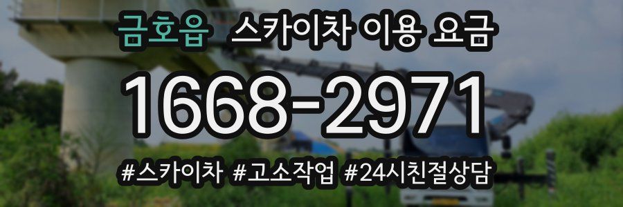 금호읍 스카이차 이용 요금
