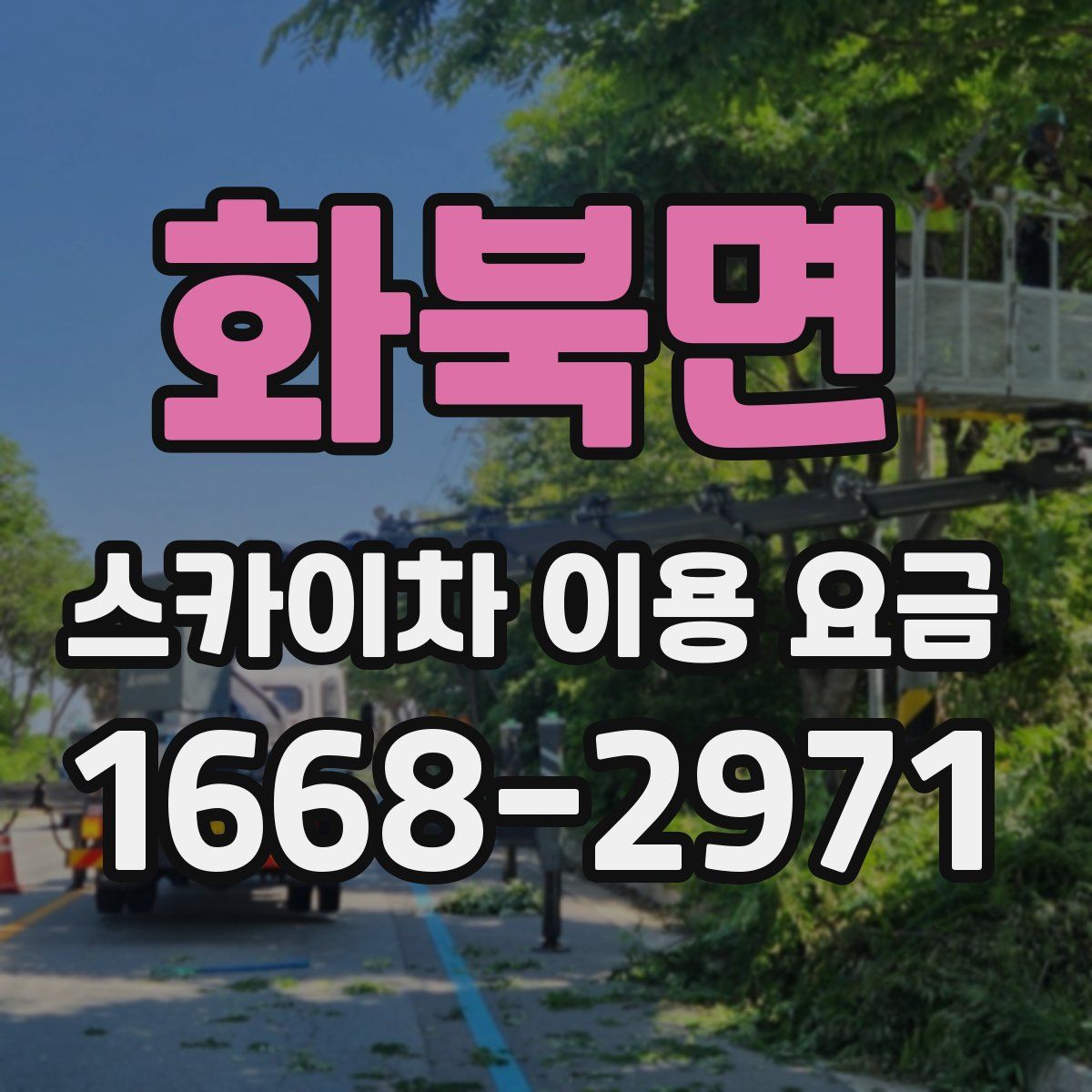 화북면 스카이차 이용 요금