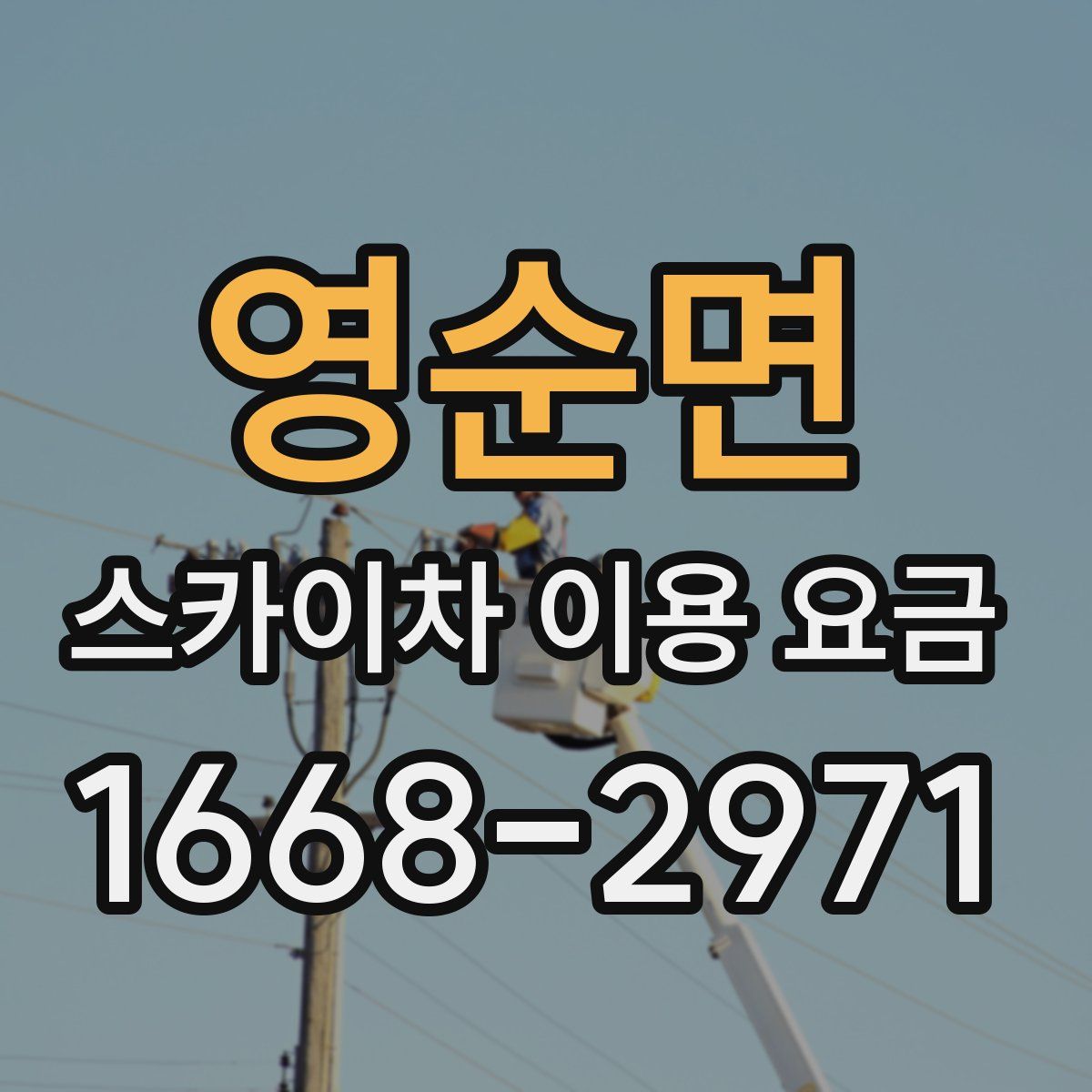 영순면 스카이차 이용 요금